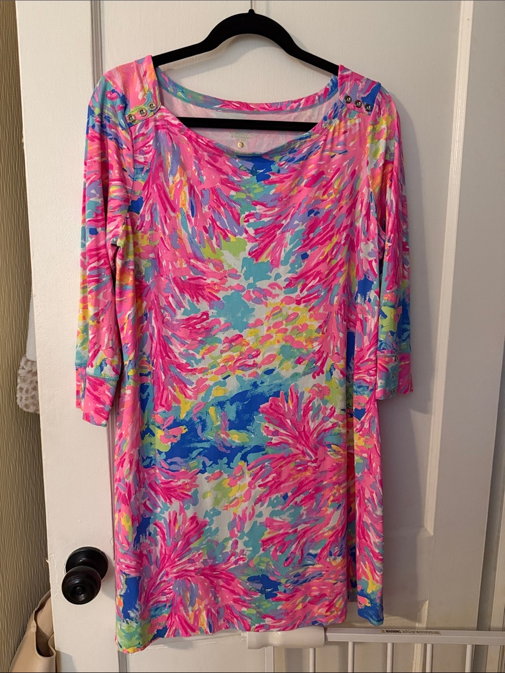 Lilly Pulitzer Pink and Blue Sophie Dress